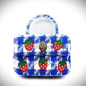 KURT GEIGER LONDON Strawberry Mini Kensington op Handle Crossbody Bag